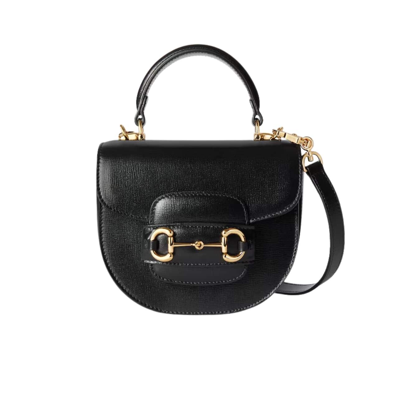 Gvc*1 Horsebit 1955 Mini Top Handle Bag Black ‎14Cm 781387 1Aaqd 1000