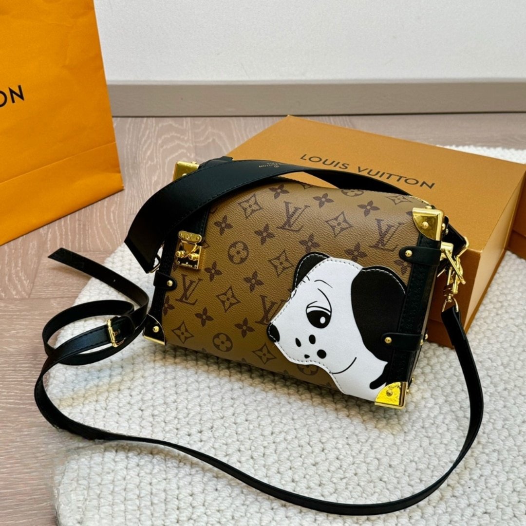 L0vis Vvtt0n Side Trunk Mm Monogram Reverse Coated Canvas 23Cm M47202