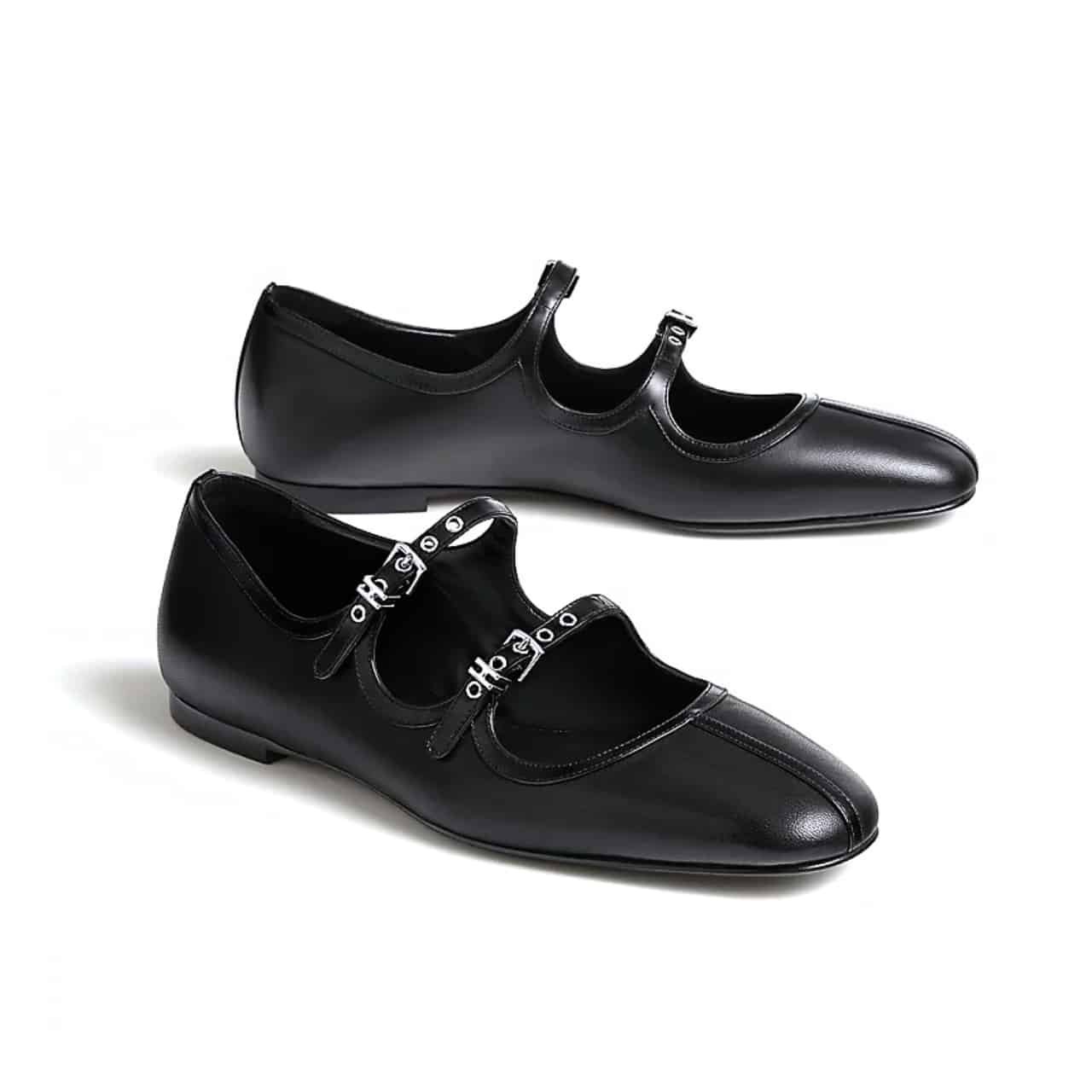 H**me5 Lilia Ballet Flat Black H252044Z 02350