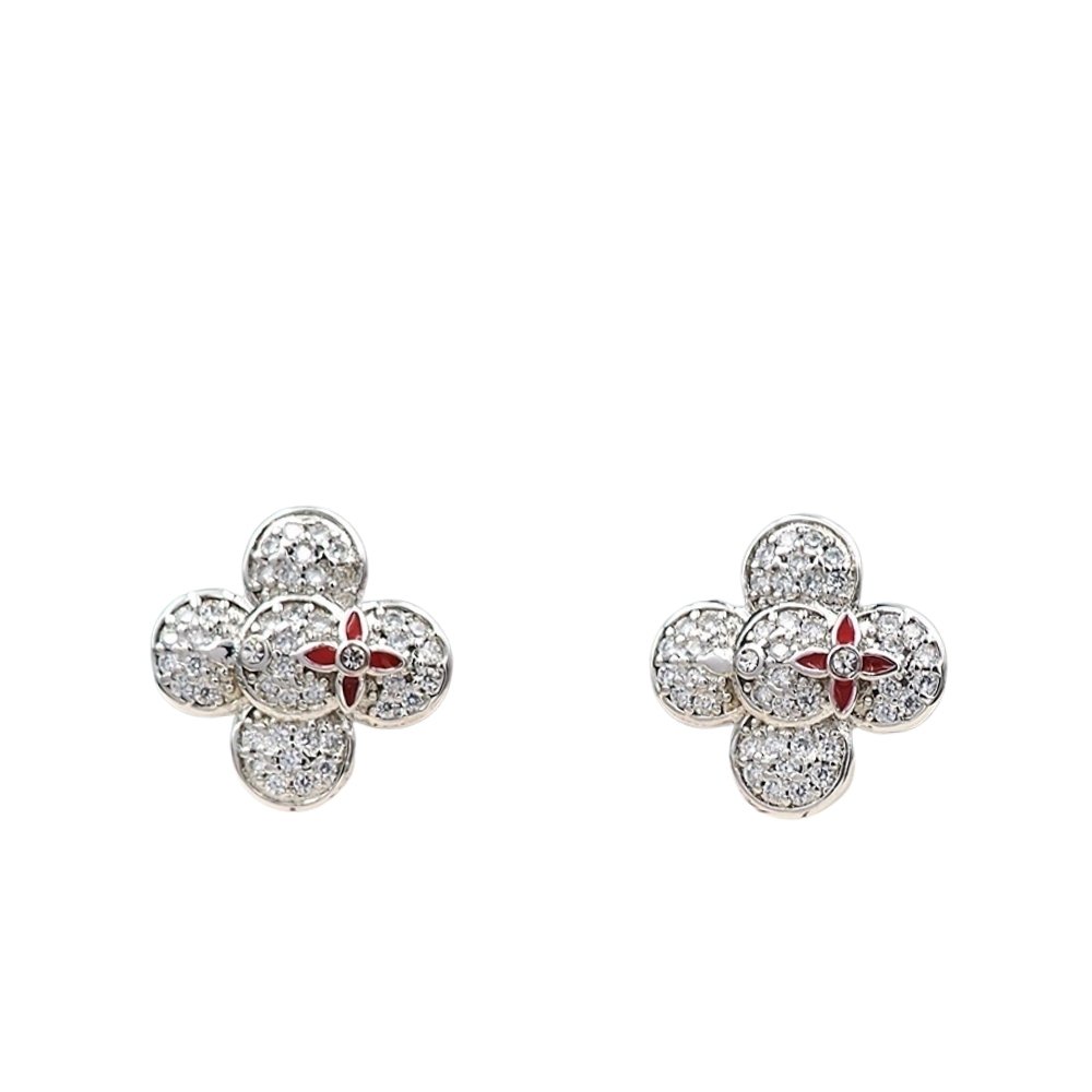 L0vis Vvtt0n Vivienne Earrings In Silver