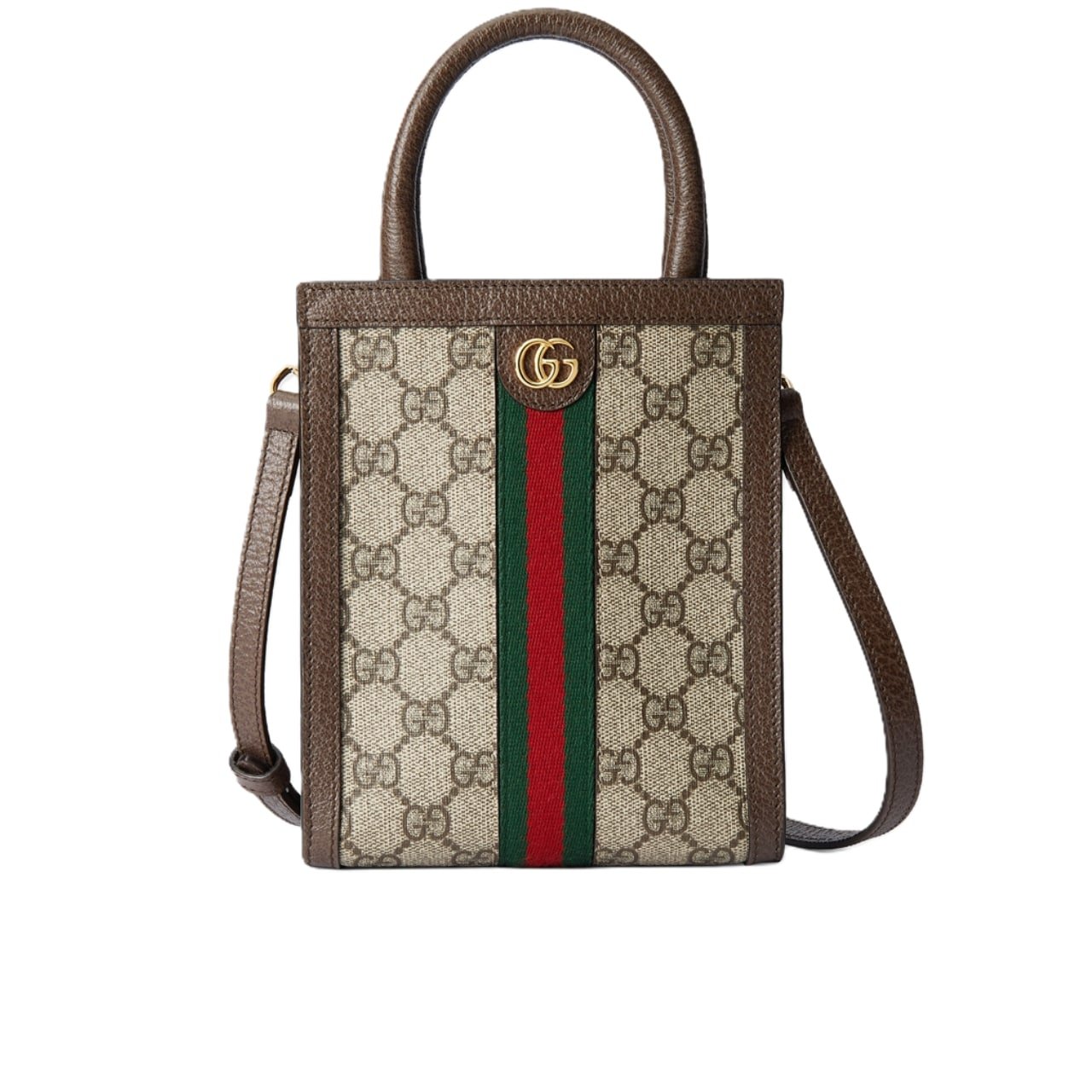 Gvc*1 Ophidia Crossbody Bag Beige And Ebony 20Cm 772317 96Iwg 8745