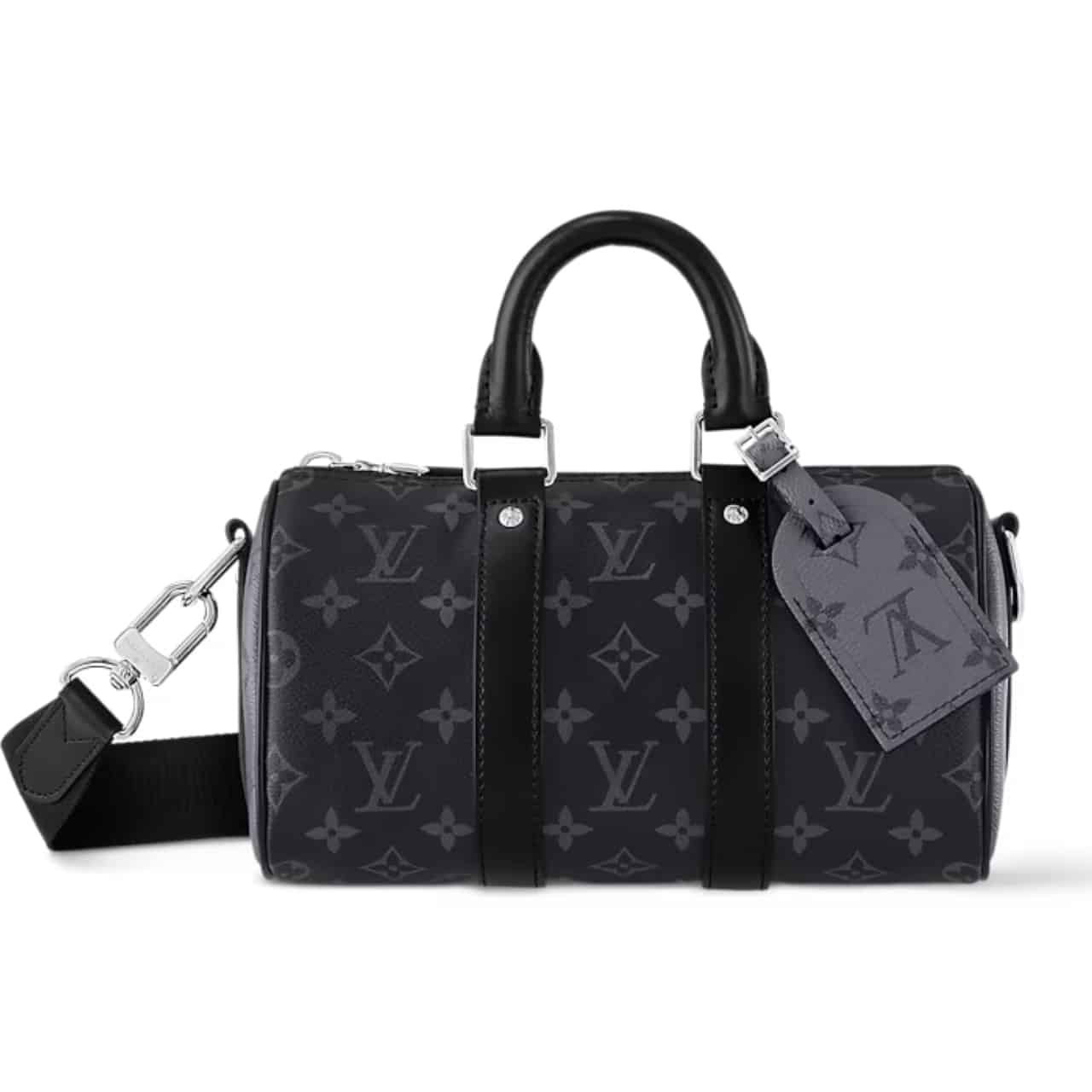L0vis Vvtt0n Keepall Bandoulière 25 Monogram Eclipse Black 24Cm M46271