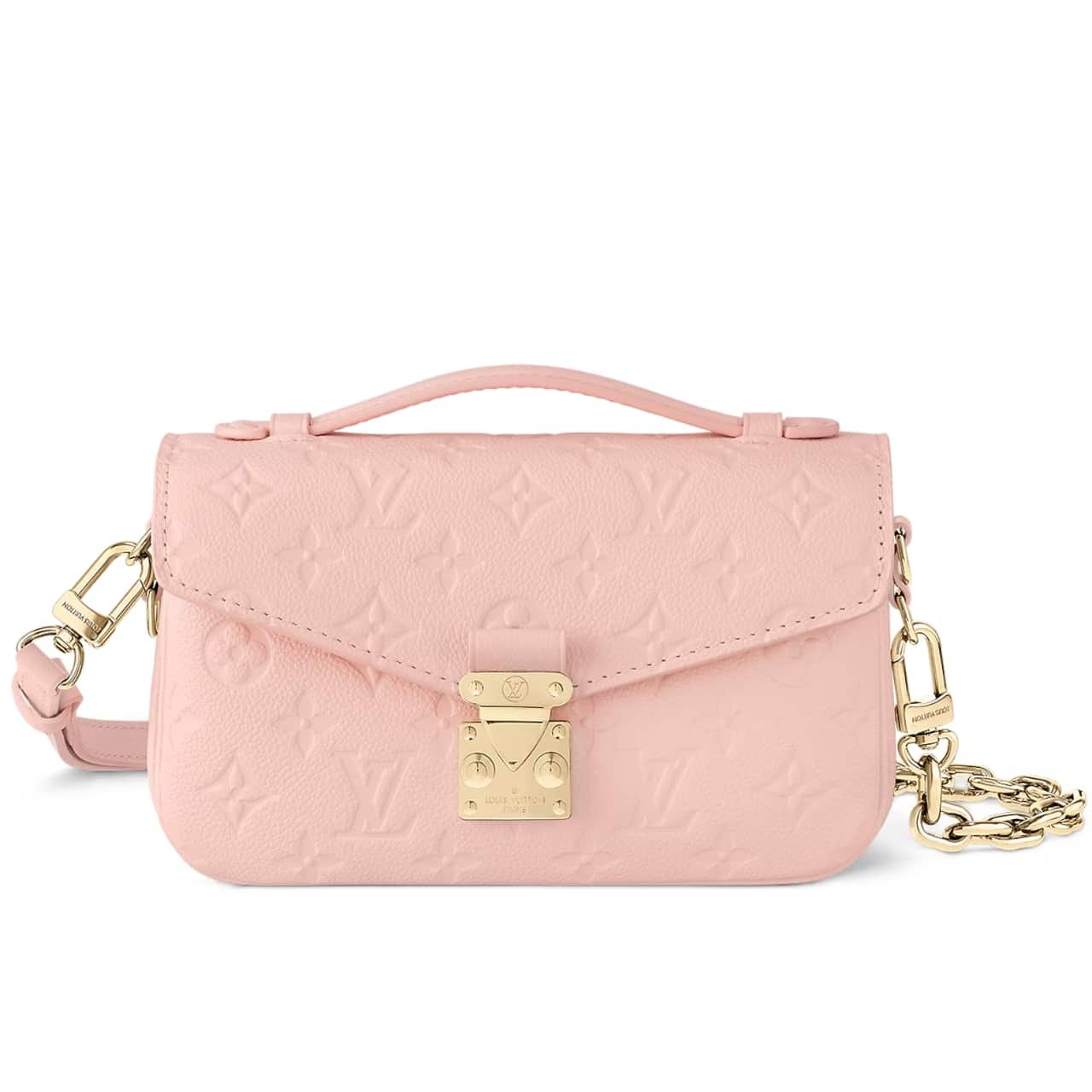 L0vis Vvtt0n Pochette Métis East West Pink Opale 30Cm M47045