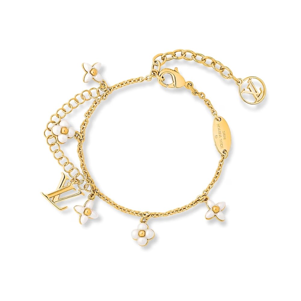 L0vis Vvtt0n Lv Floragram Bracelet Gold M0940A