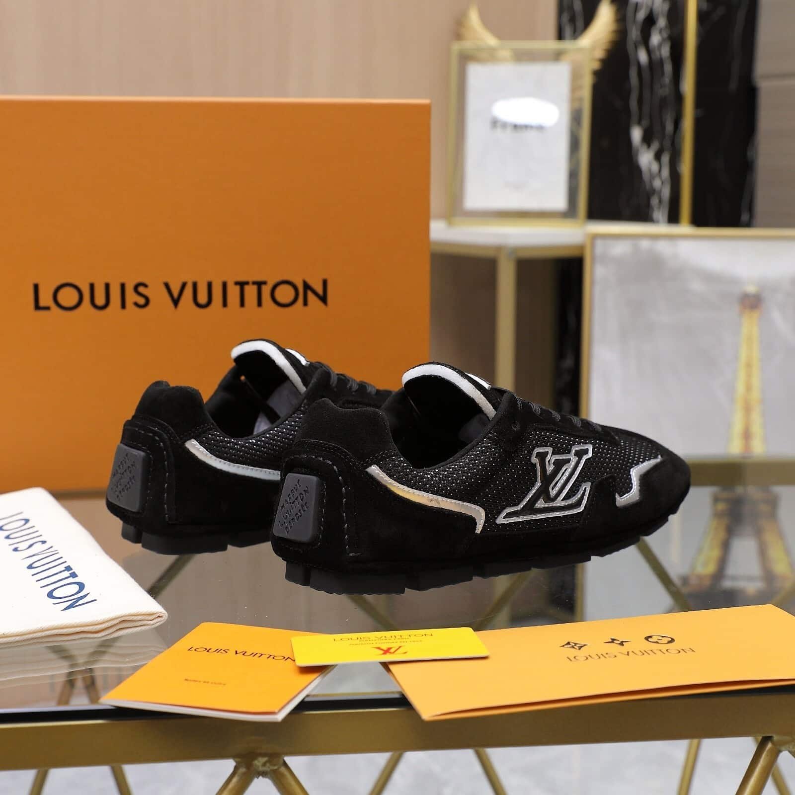 L0vis Vvtt0n Lv Rally Sneaker Black 1Ahtzk