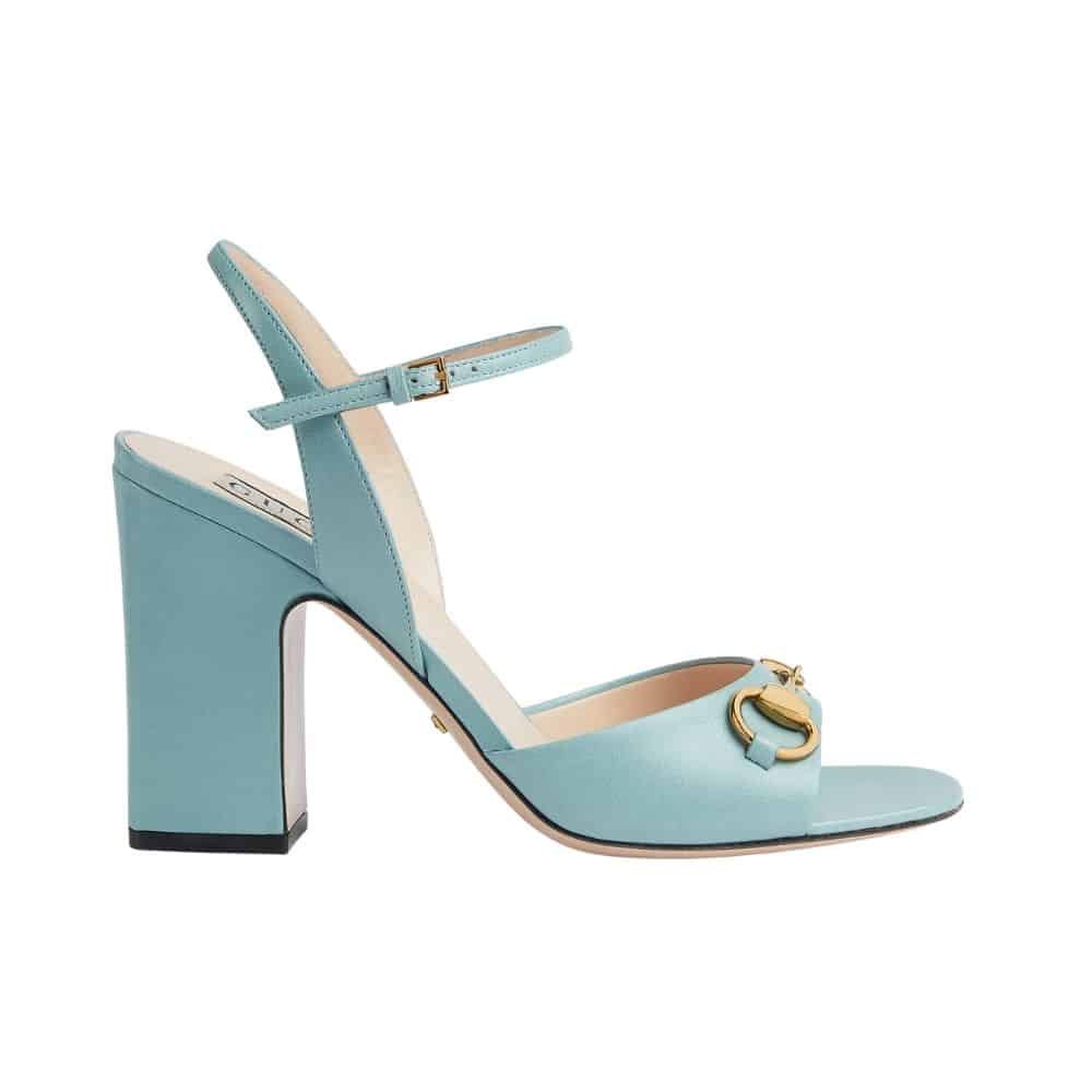 Gvc*1 Women’S Horsebit High Heel Sandal Blue 771600 C9D00 4728
